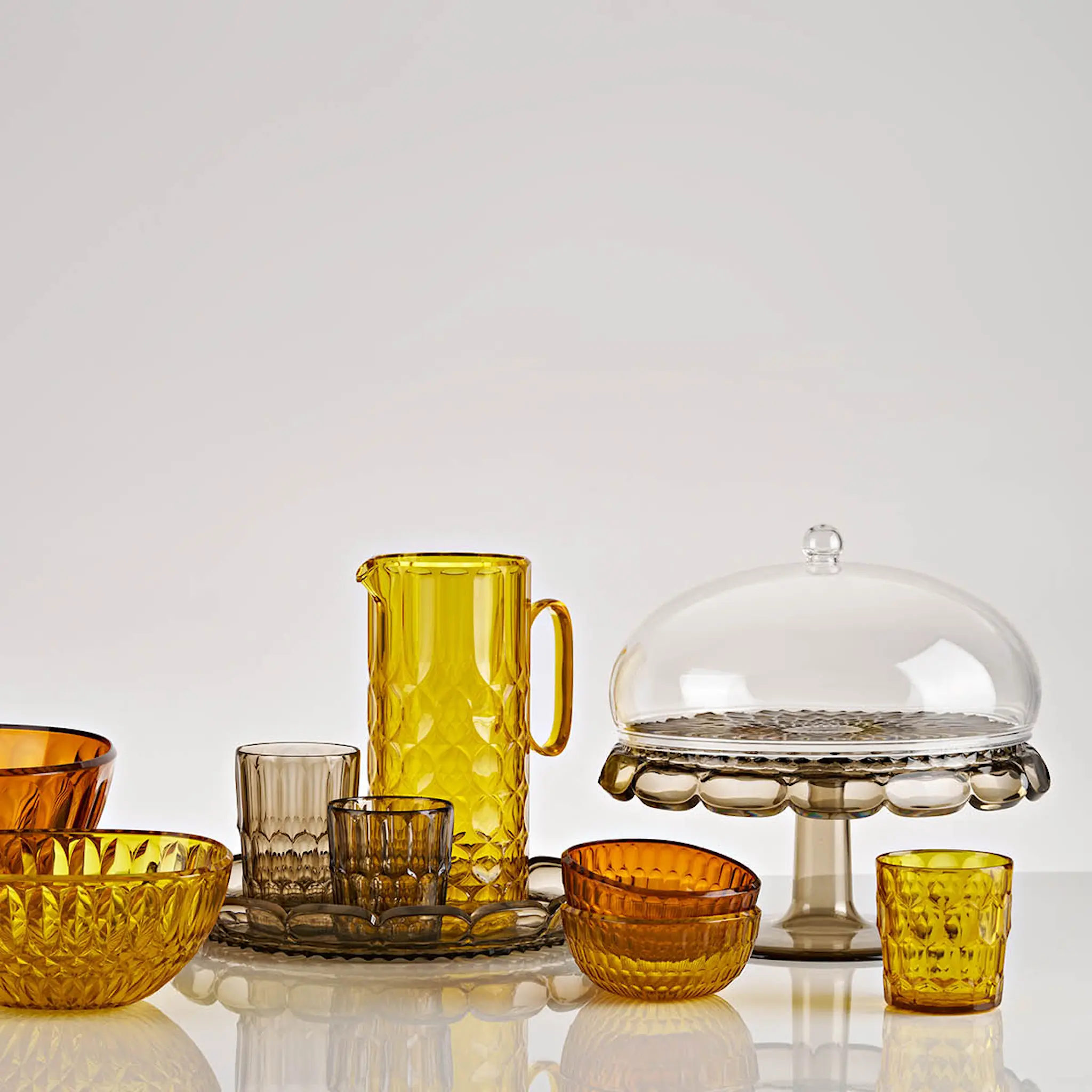 Guzzini Vanity tumbler låg 36 cl bioplast 6-pack multi