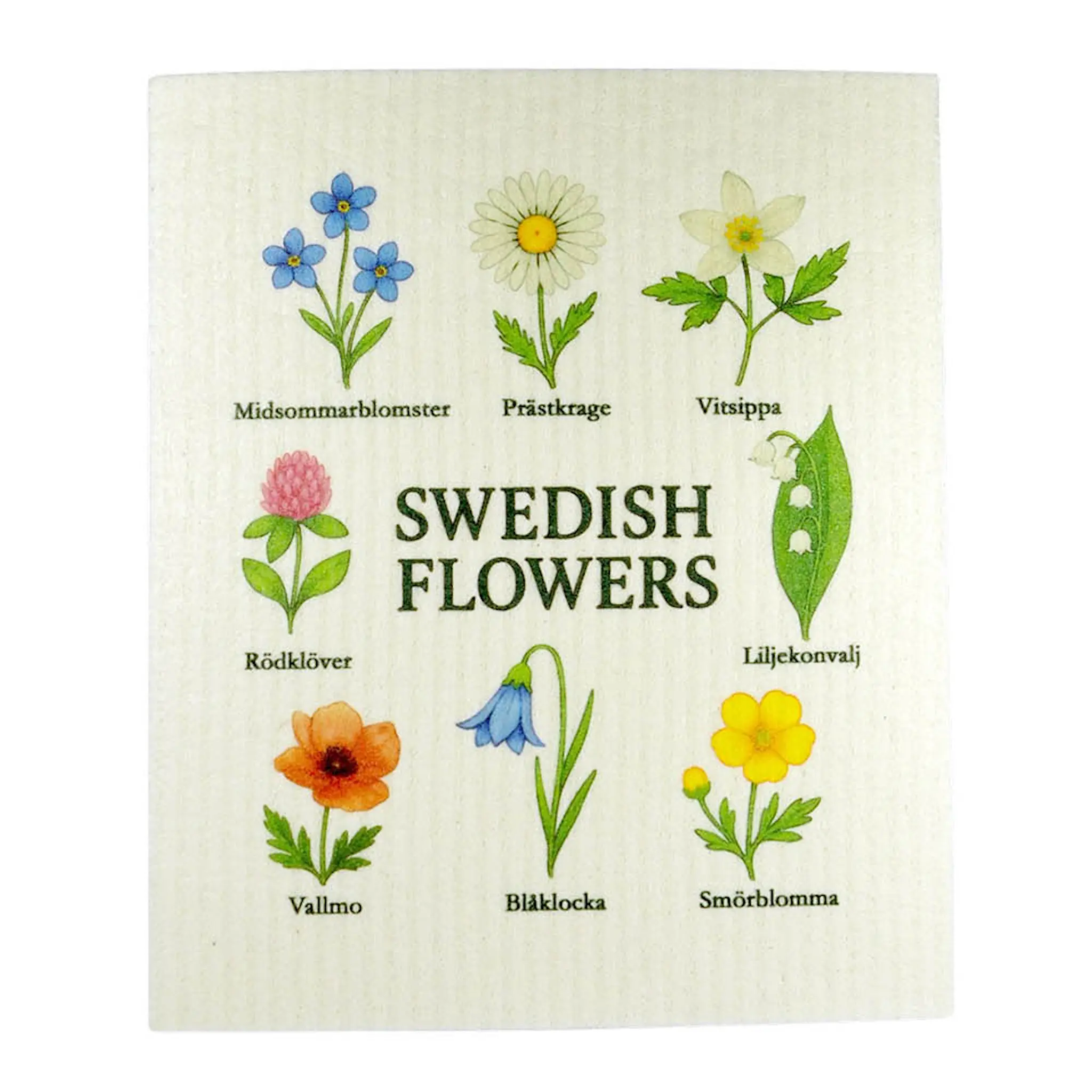 Mellow Design Disktrasa 17x20 cm Swedish Flowers