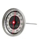 Stektermometer mekanisk 18 cm rostfritt stål