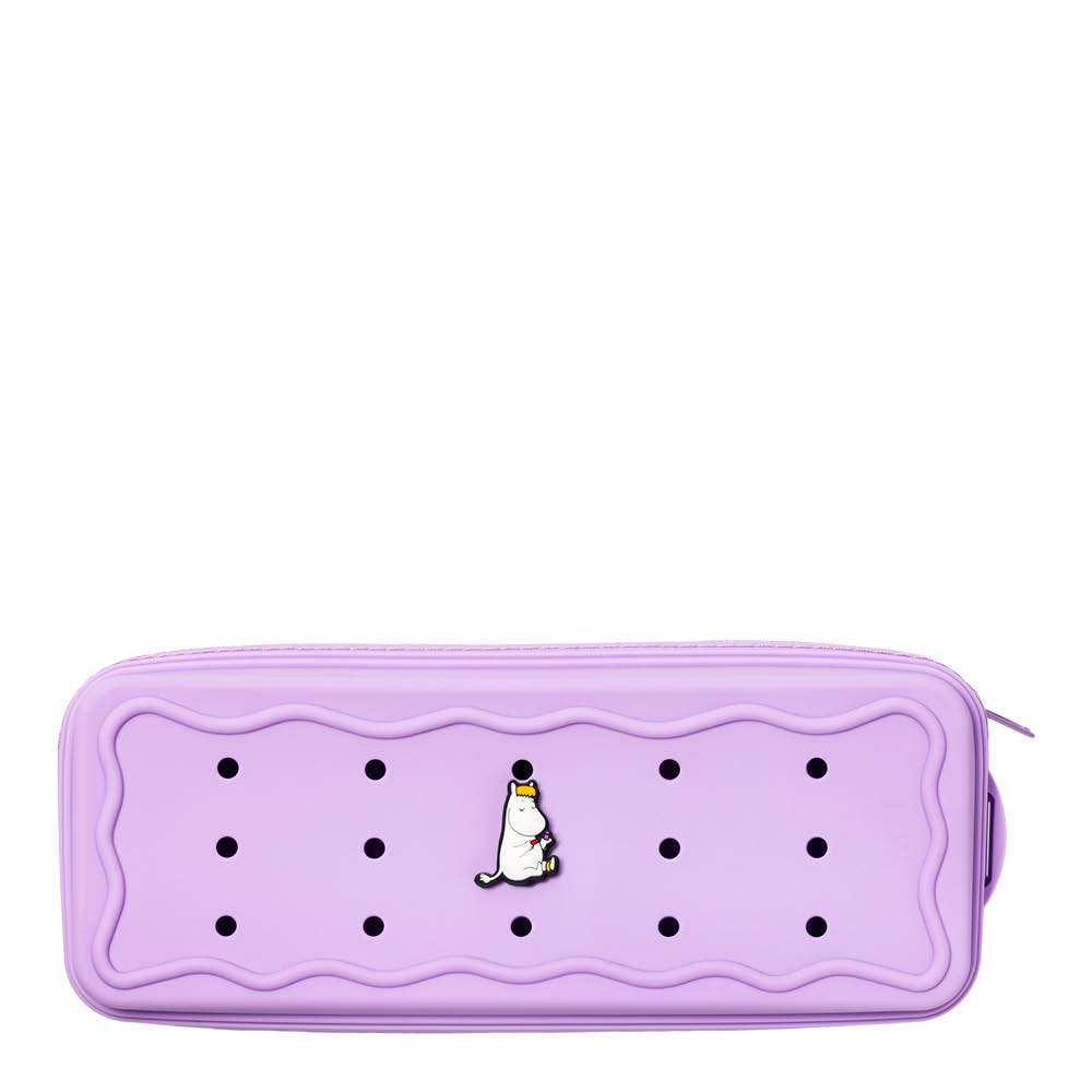 Moomin Arabia Mummi pennal med charm lilla Snorkfrøken