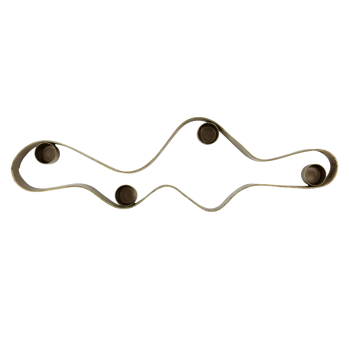 House Doctor Flood ljusstake 35 cm antik brun