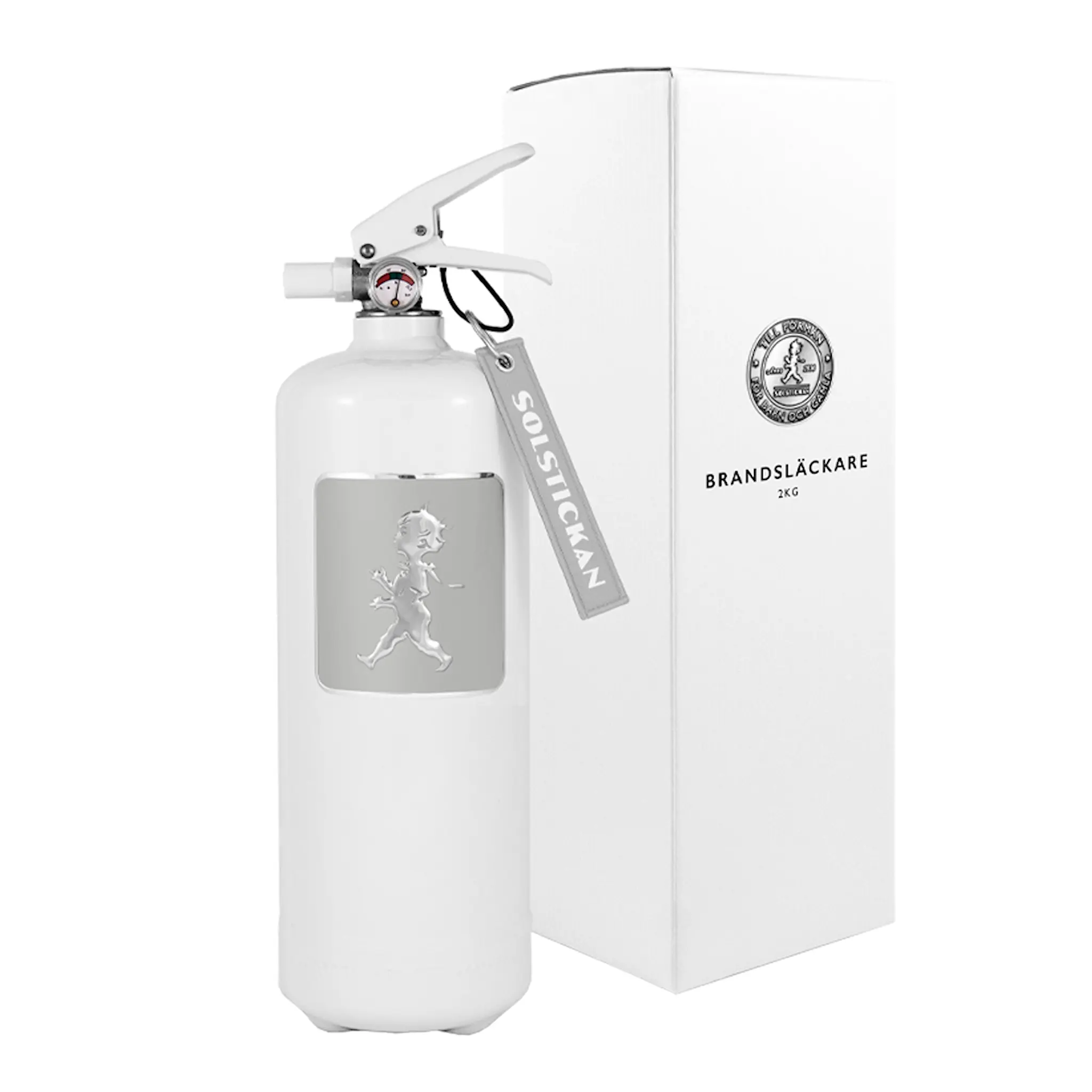 SOLSTICKAN Solstickan Brandsläckare 2 kg Vit/Grå