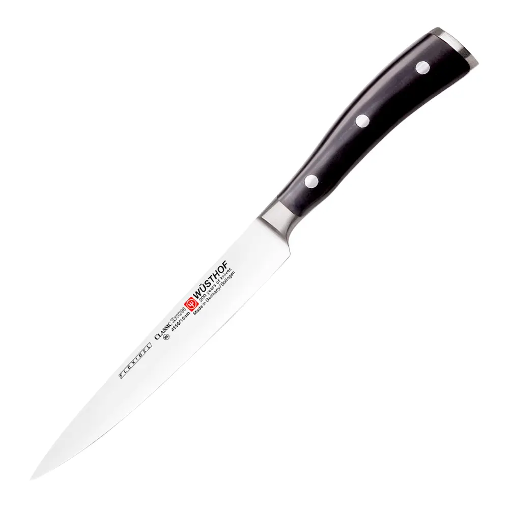 Classic Ikon filetkniv 16 cm fleksibelt blad svart
