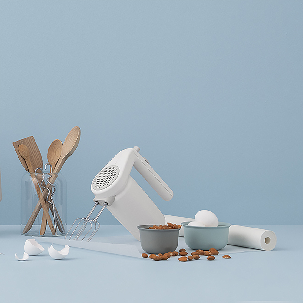 RIG-TIG FOODIE håndmikser hvit