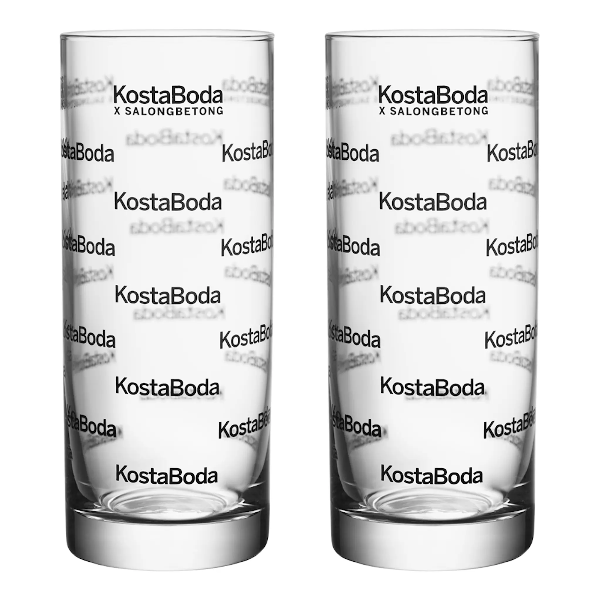 Kosta Boda Salong Betong Highball 33 CL 2-pack