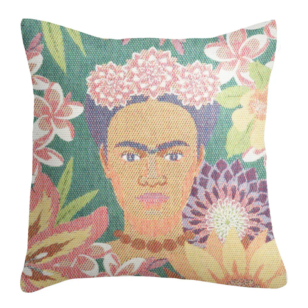 Frida Kahlo Flores putetrekk 40x40 cm