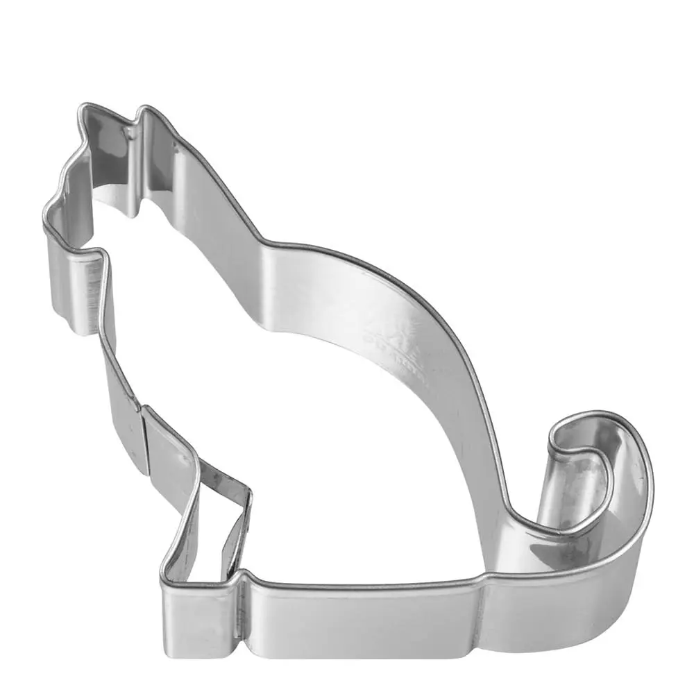 Cookie Cutters piparkakkumuotti kotikissa 6 cm ruostumatonta terästä