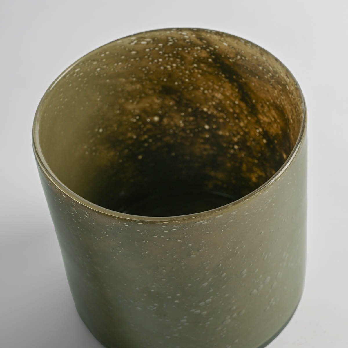 ByOn Calore ljuslykta M 15 cm Green