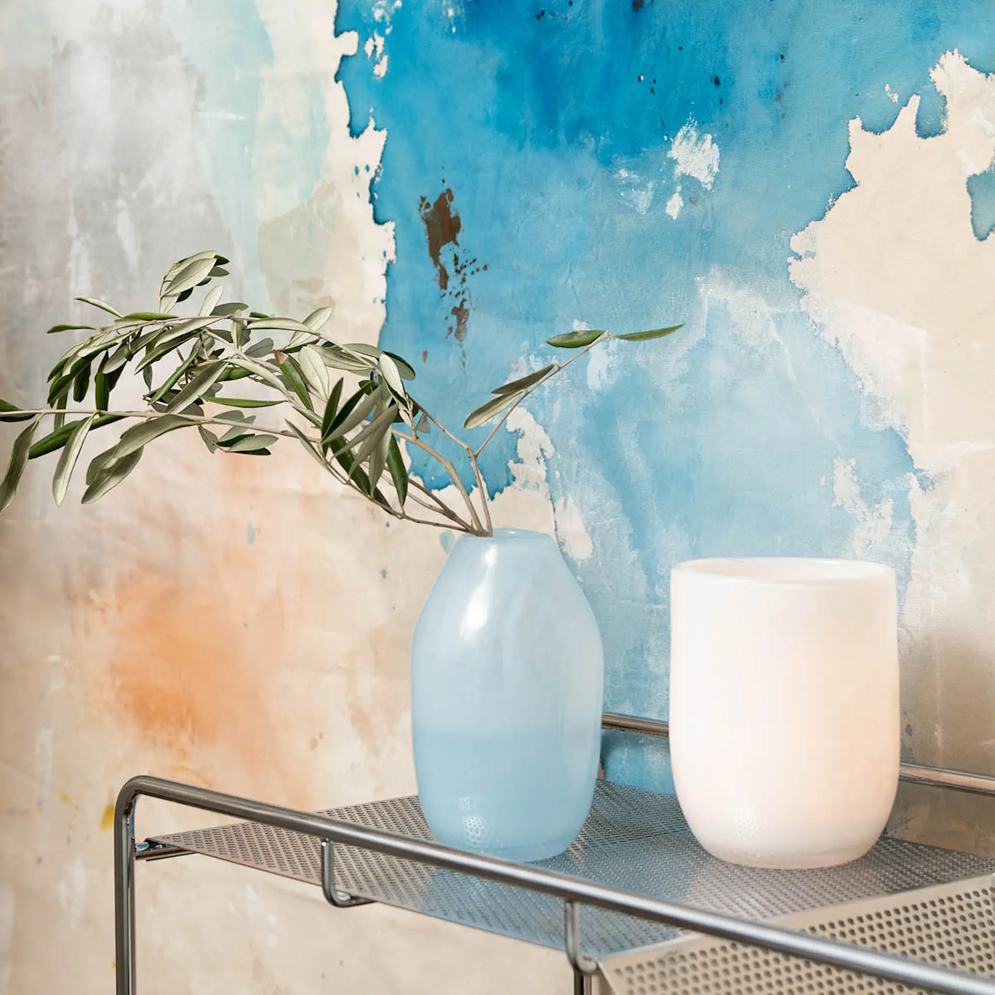 Magnor Lumo vase 21 cm blå