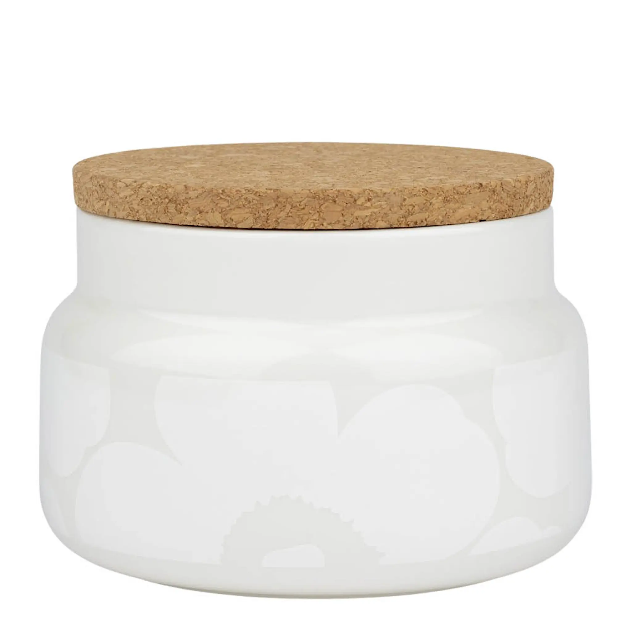 Marimekko Oiva Unikko beholder 0,7 L hvit
