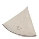 Julgransmatta ull 95 cm beige/beige