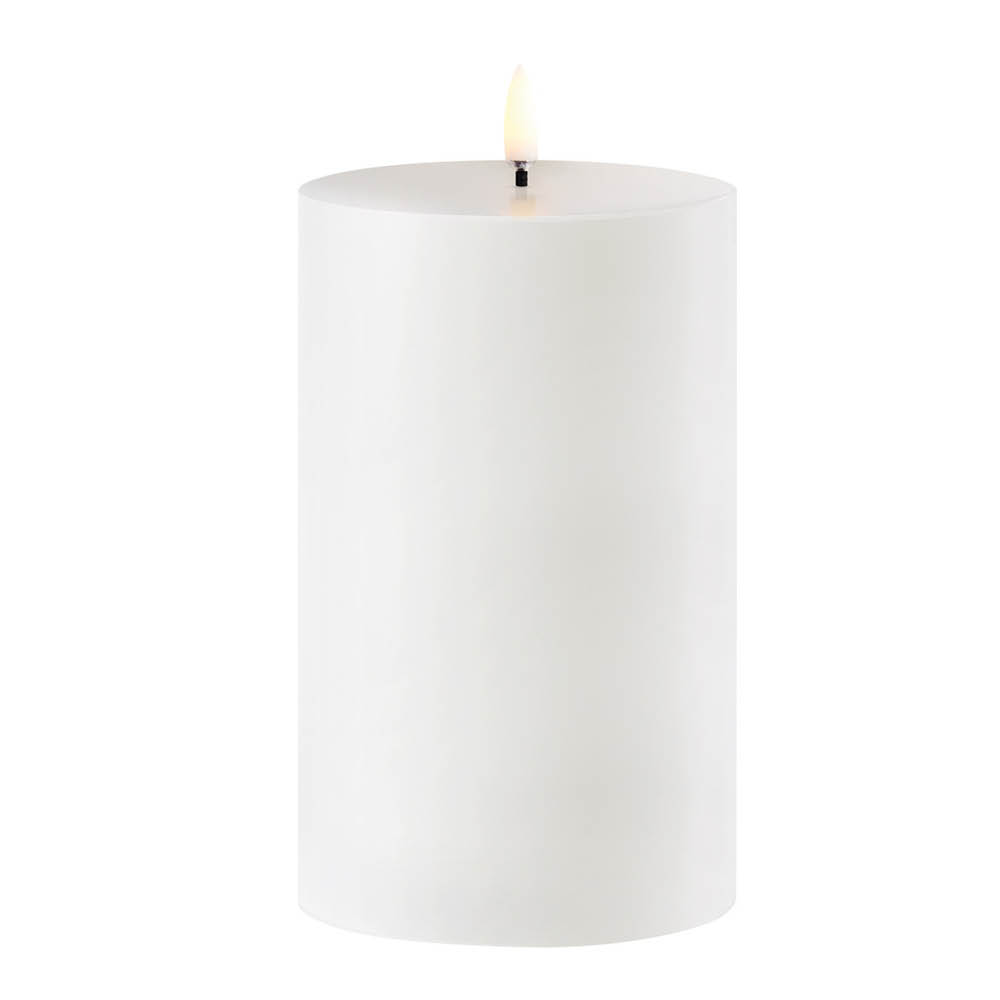 Uyuni Lighting Outdoor LED Pöytäkynttilä 8x15 cm Valkoinen