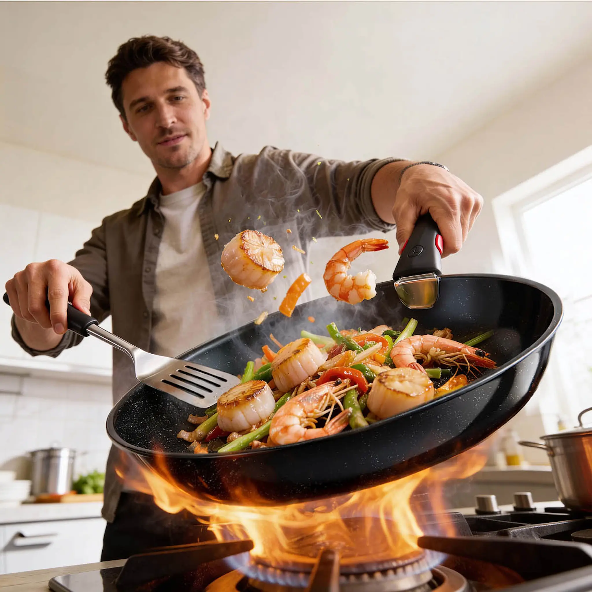 Tefal Ingenio Excellence Fusion stekepannesett 3 deler non-stick