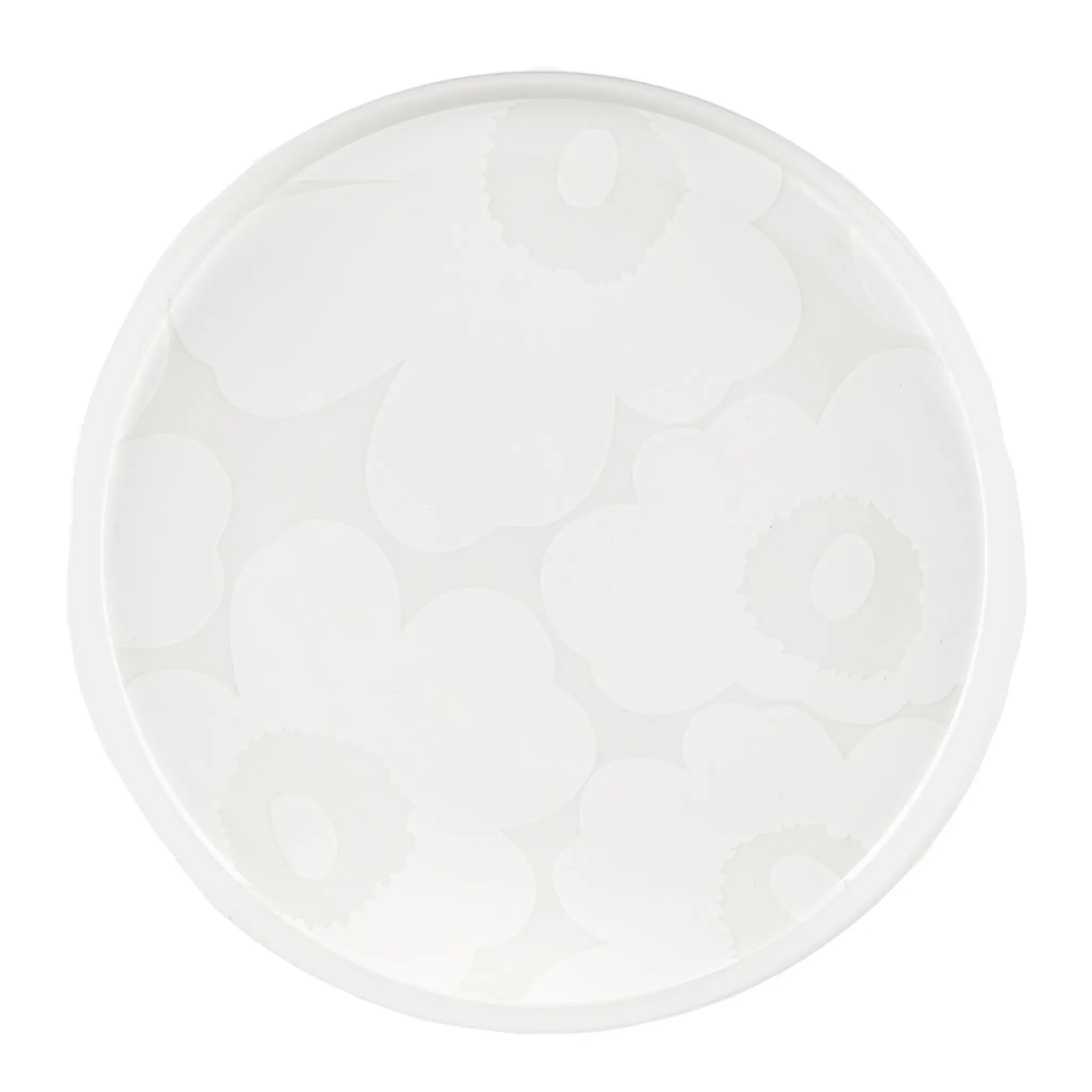 Marimekko Unikko Assiett 20 cm Vit