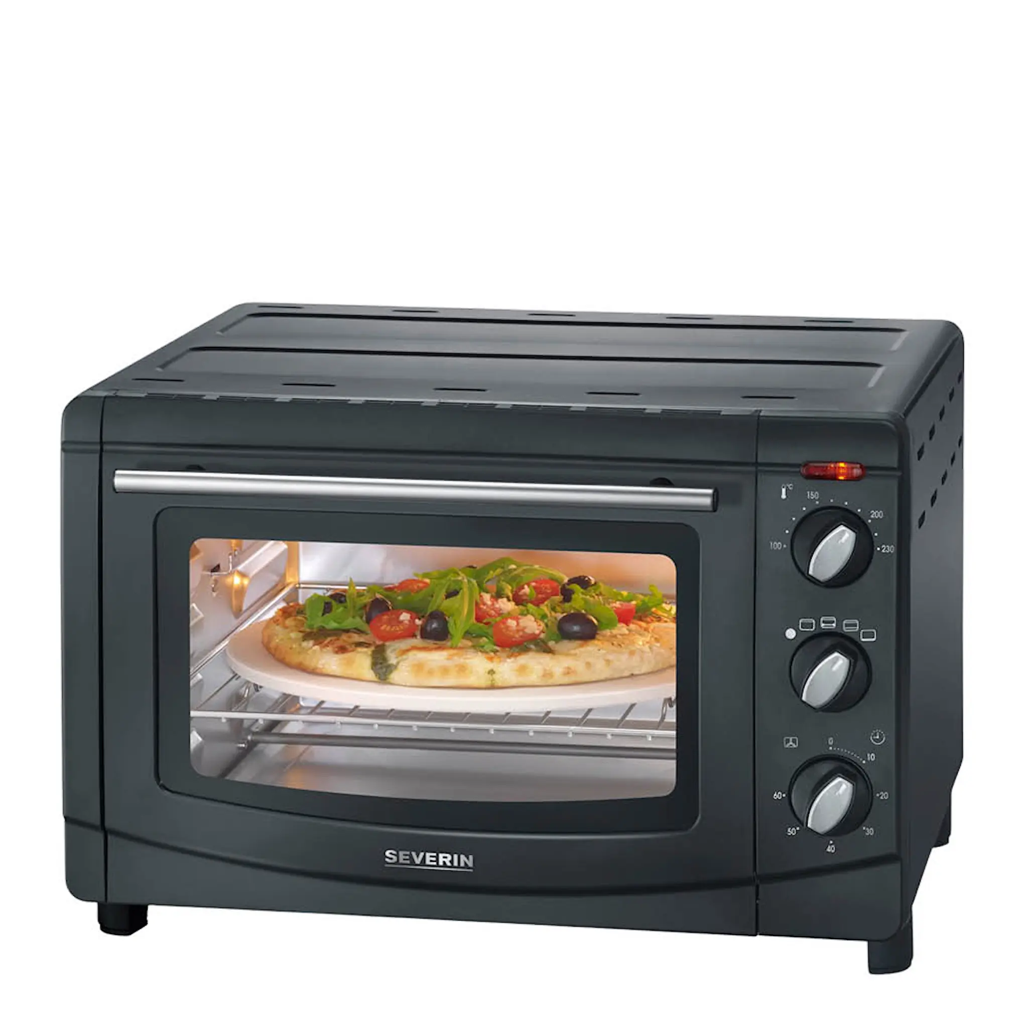 Severin Miniugn med varmluft TO2068 20 L svart