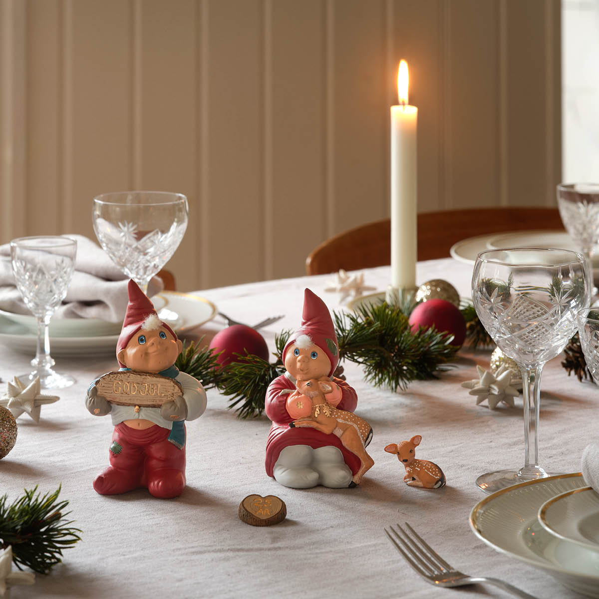 Klarborg Tomtepar Elvin & Emmelie 13,5 cm årstomtar 2025