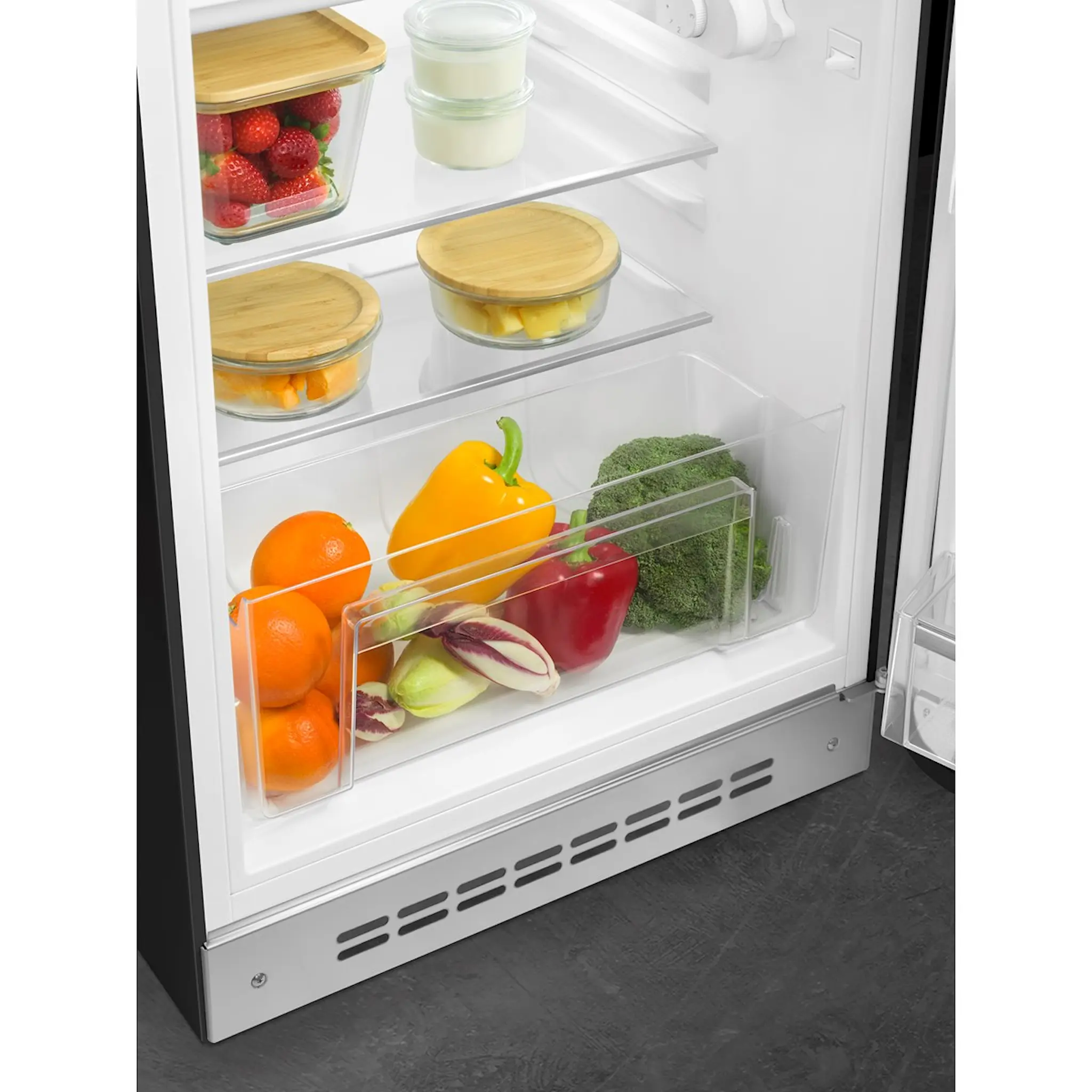 Smeg Smeg FAB10R Kylskåp Högerhängd Svart