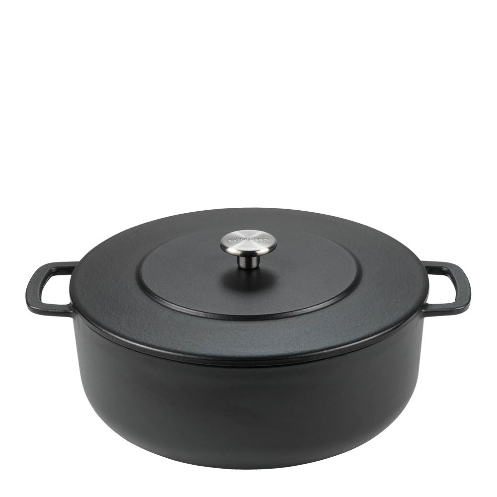 Combekk - Valurautapata 28 cm 5,3 L musta