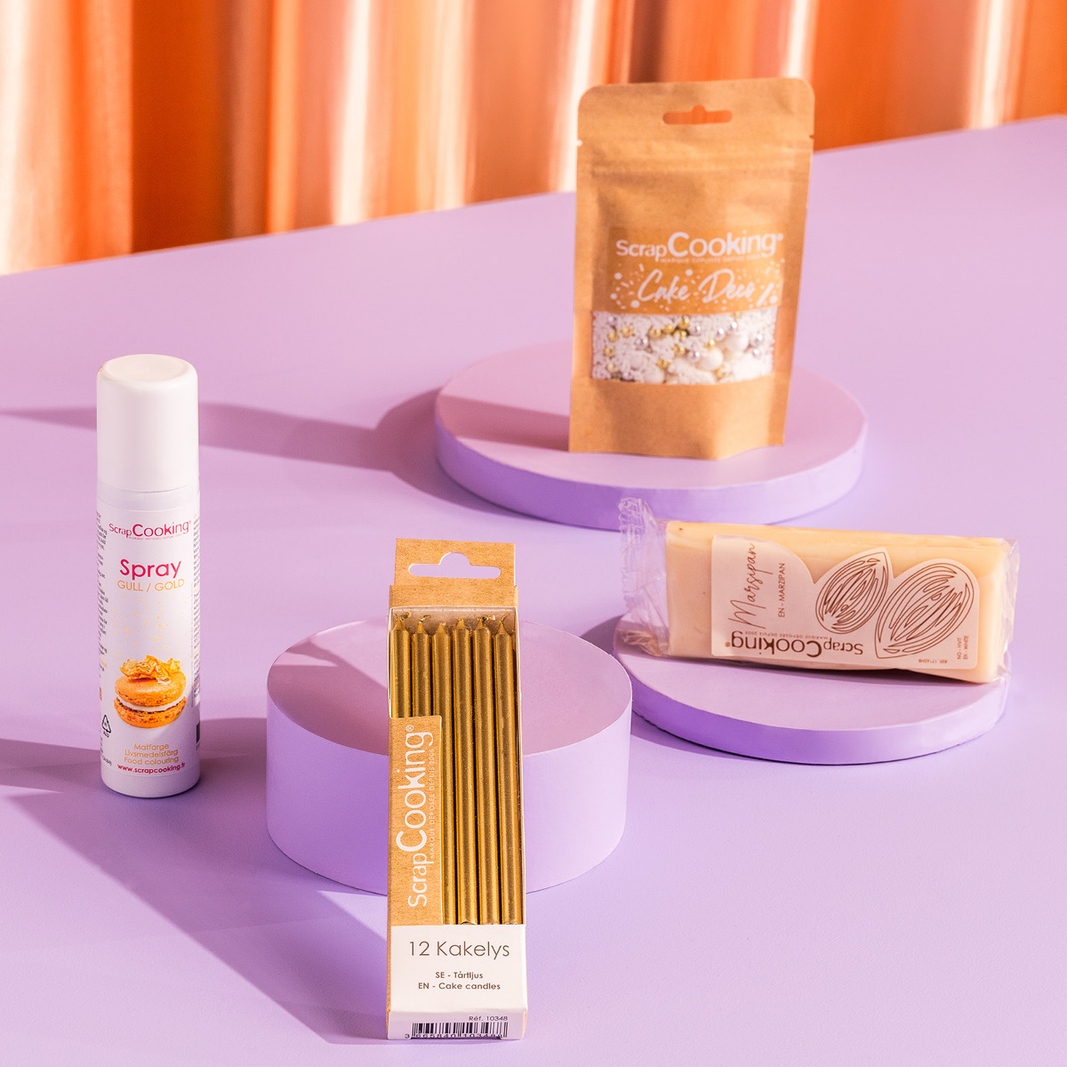 ScrapCooking Marsipan 200 g vit