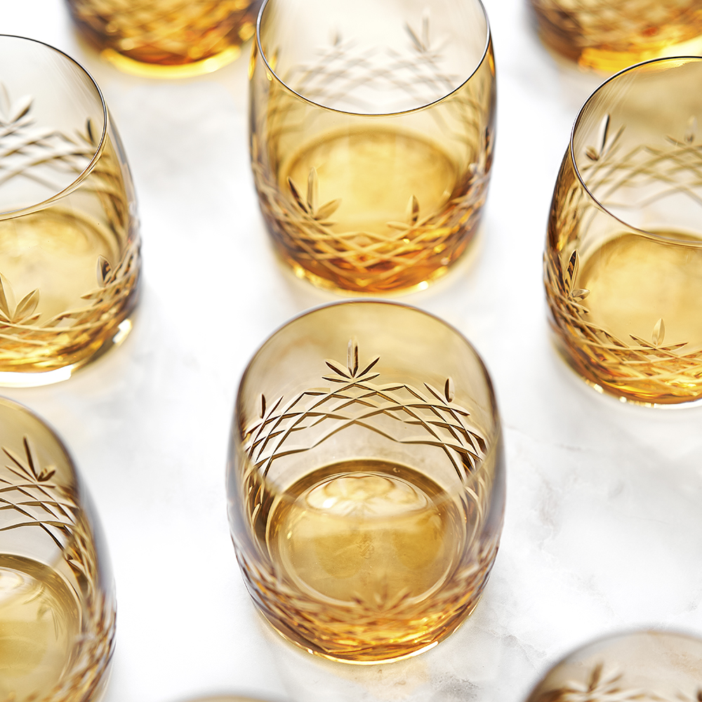 Frederik Bagger Crispy Aqua Lasi 23 cl 2 kpl Keltainen