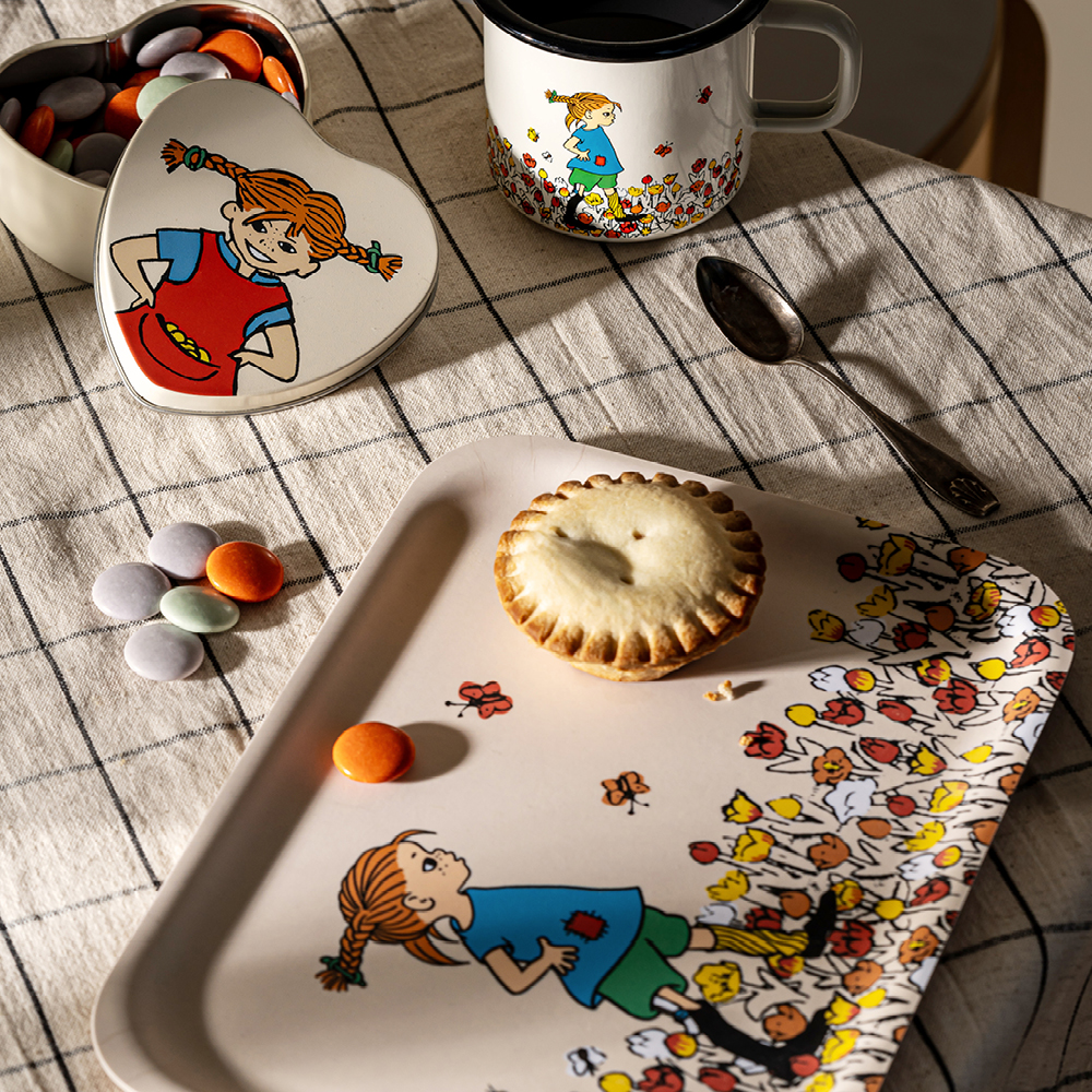 Muurla Be more Pippi brett 27x20 cm beige