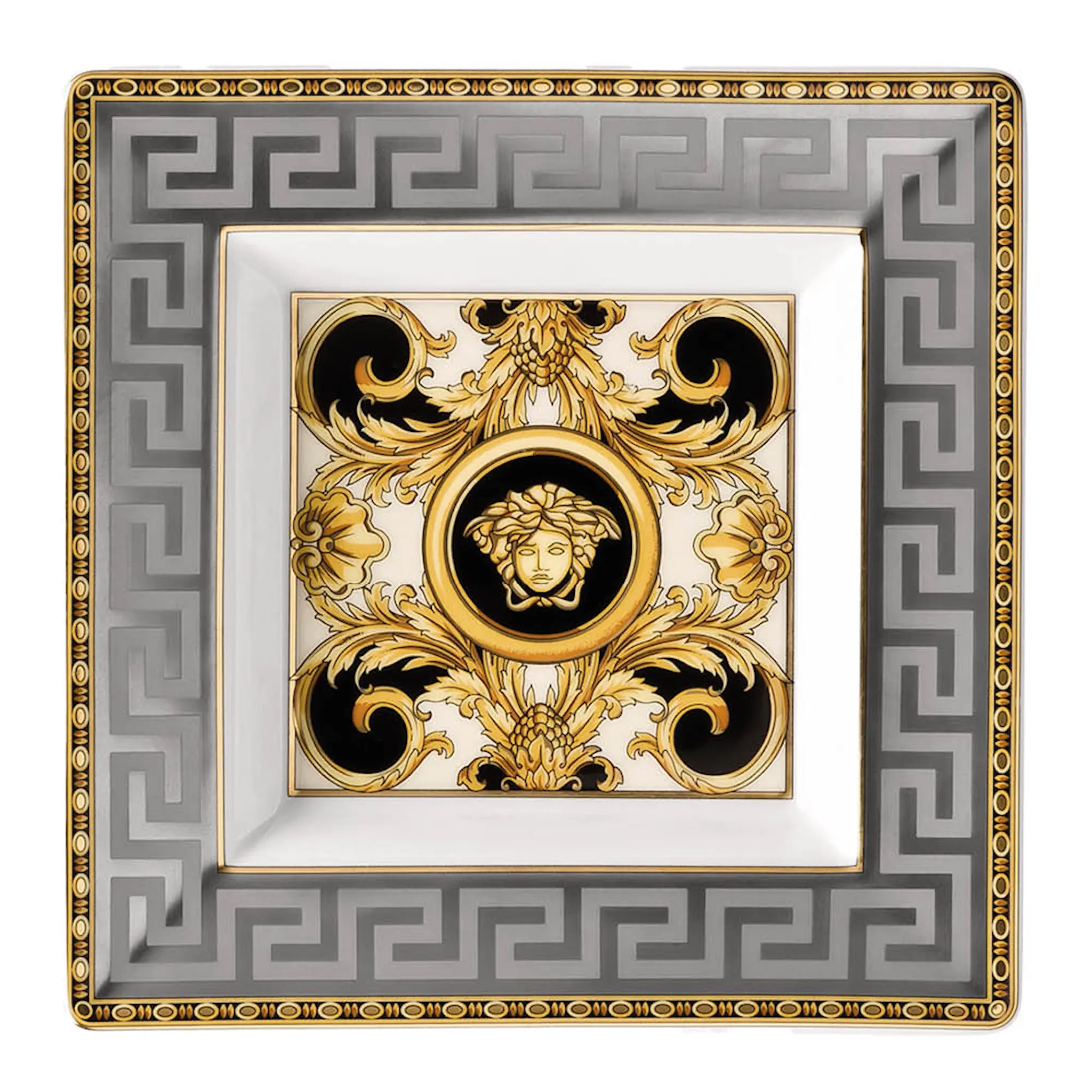 Versace Prestige Gala kulho 14x14 cm kulta/harmaa/musta