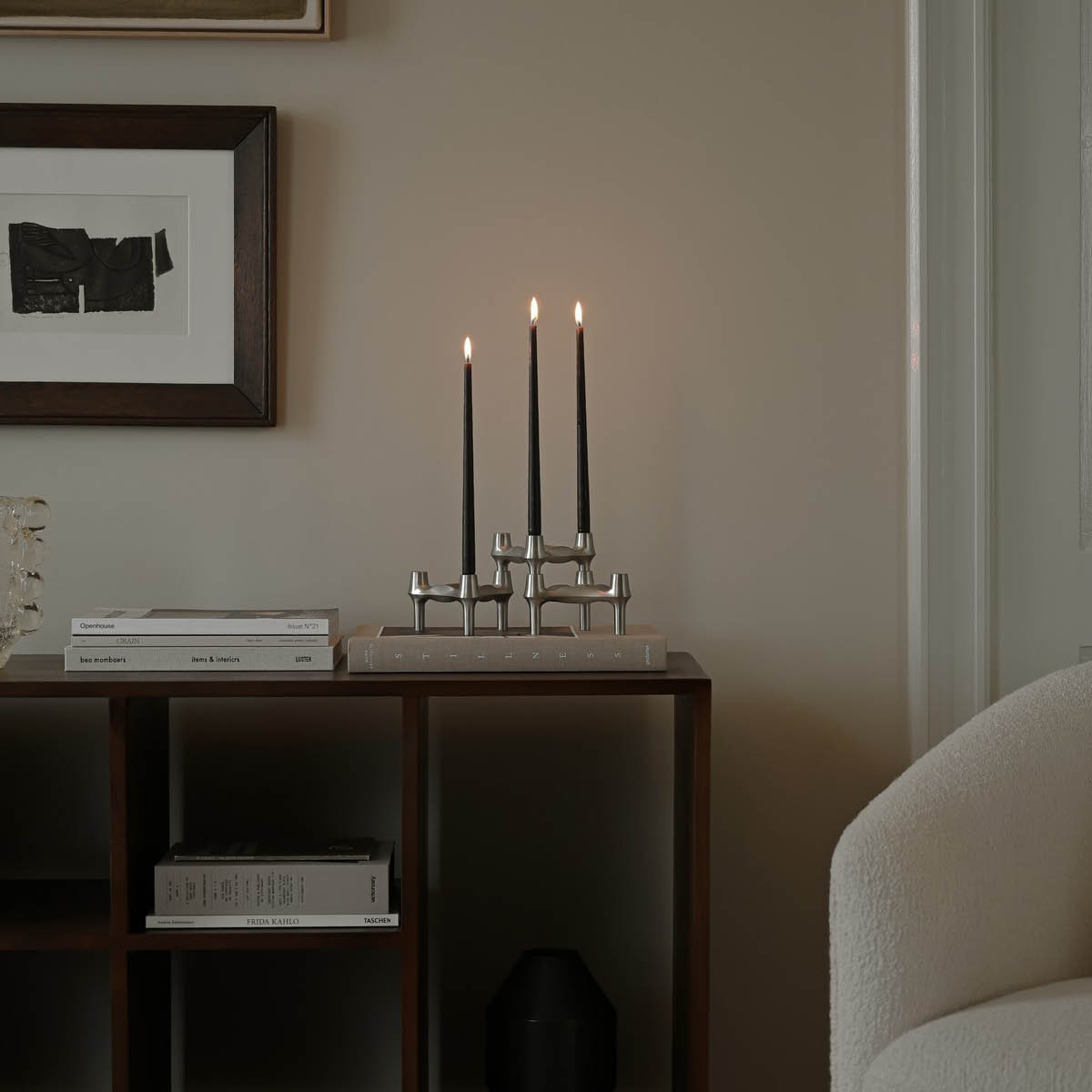 Stoff Nagel Stoff Nagel antikljus by Ester & Erik 29 cm 6-pack Espresso