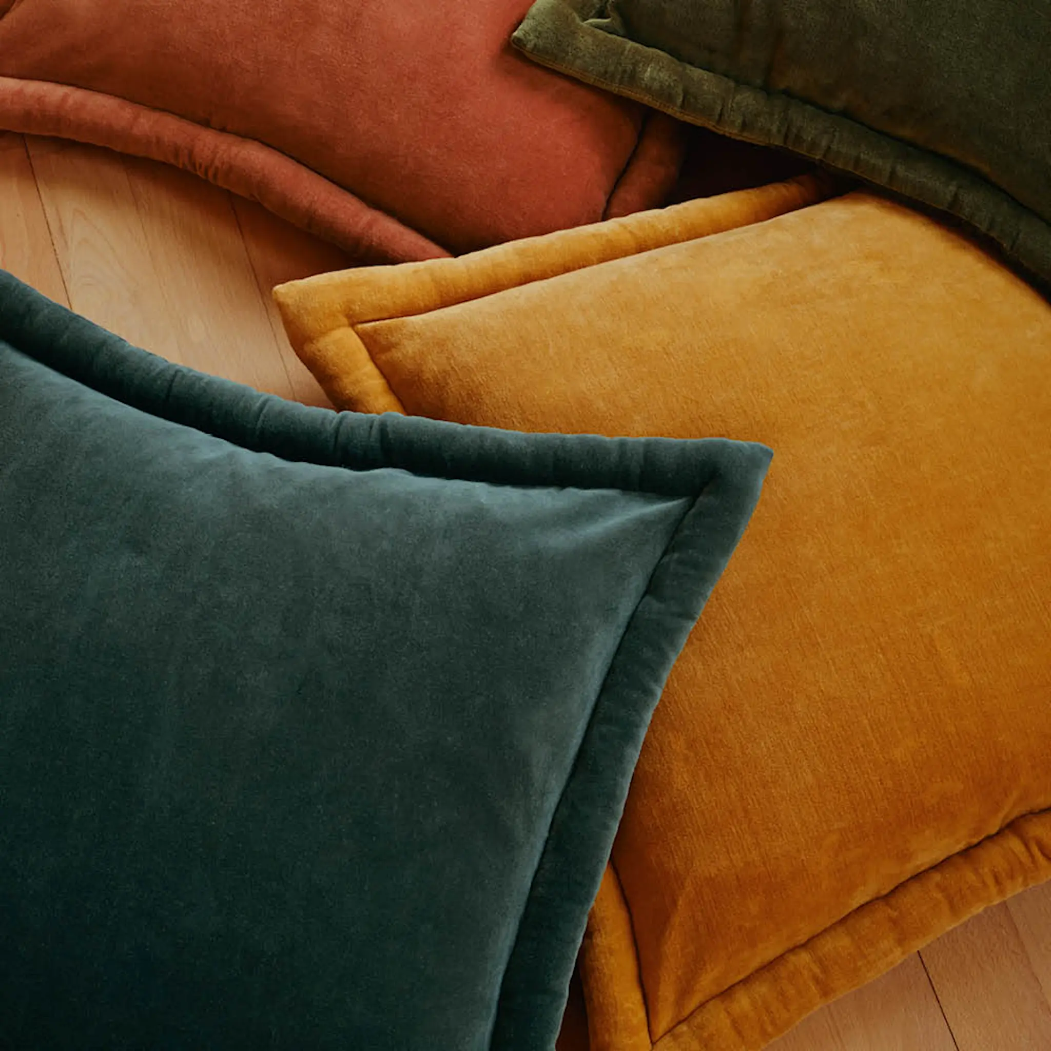 Broste Copenhagen Viola kuddfodral 50x50 cm teal