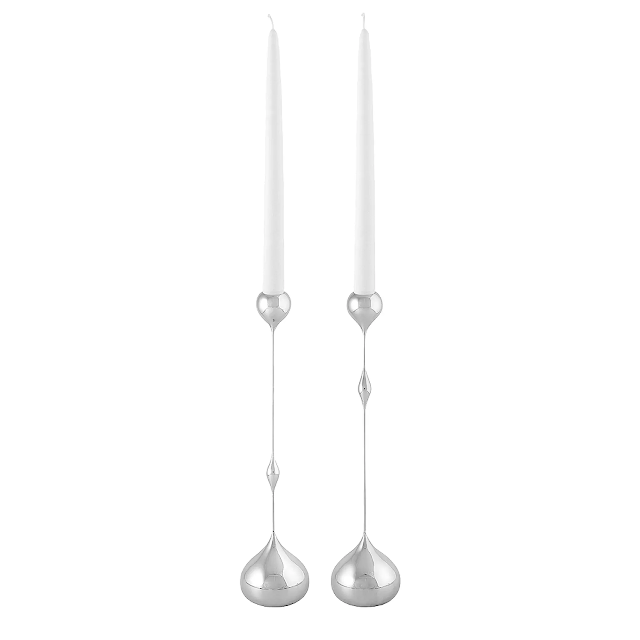 Klong Tender Ljusstake Hög 35 cm nickel