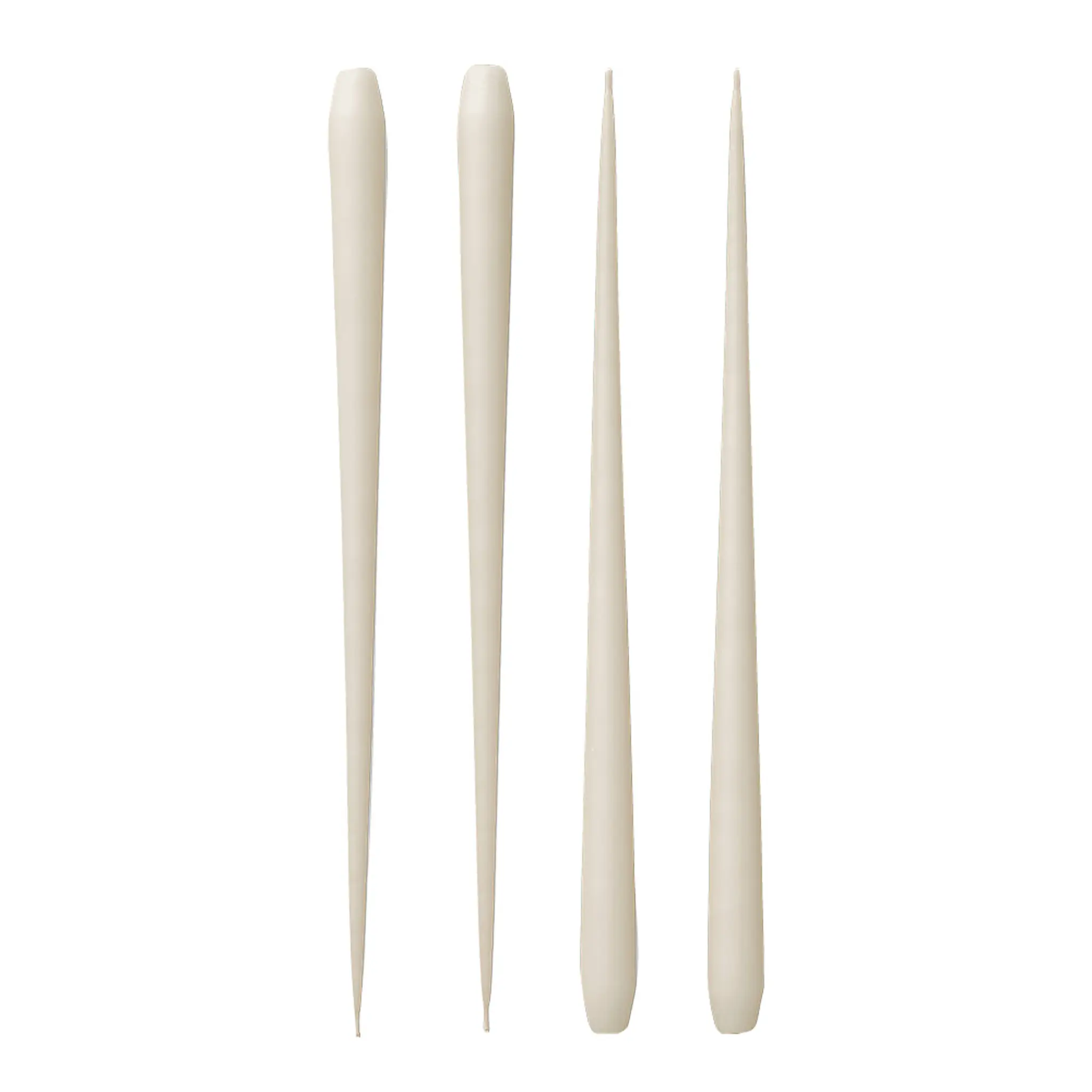Stoff Nagel Stoff Nagel koniska stearinljus by Ester & Erik 36 cm 4-pack off-white
