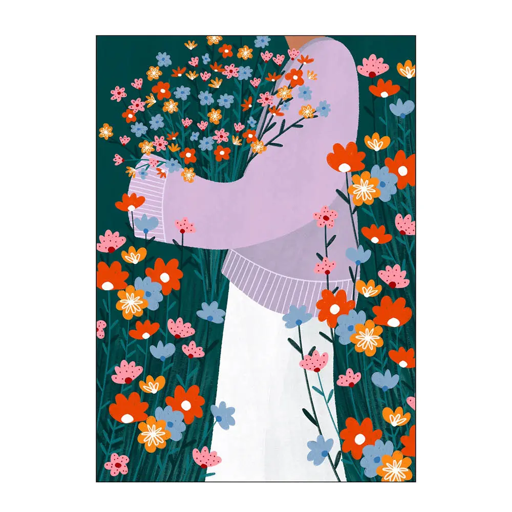 Bea Muller Juliste 50x70 cm Wildflower garden