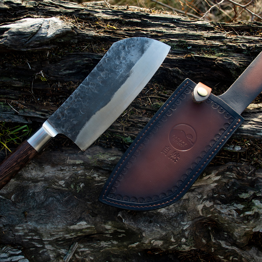 Satake Kuro Mori med saia/koffert 19,5 cm rustfritt stål