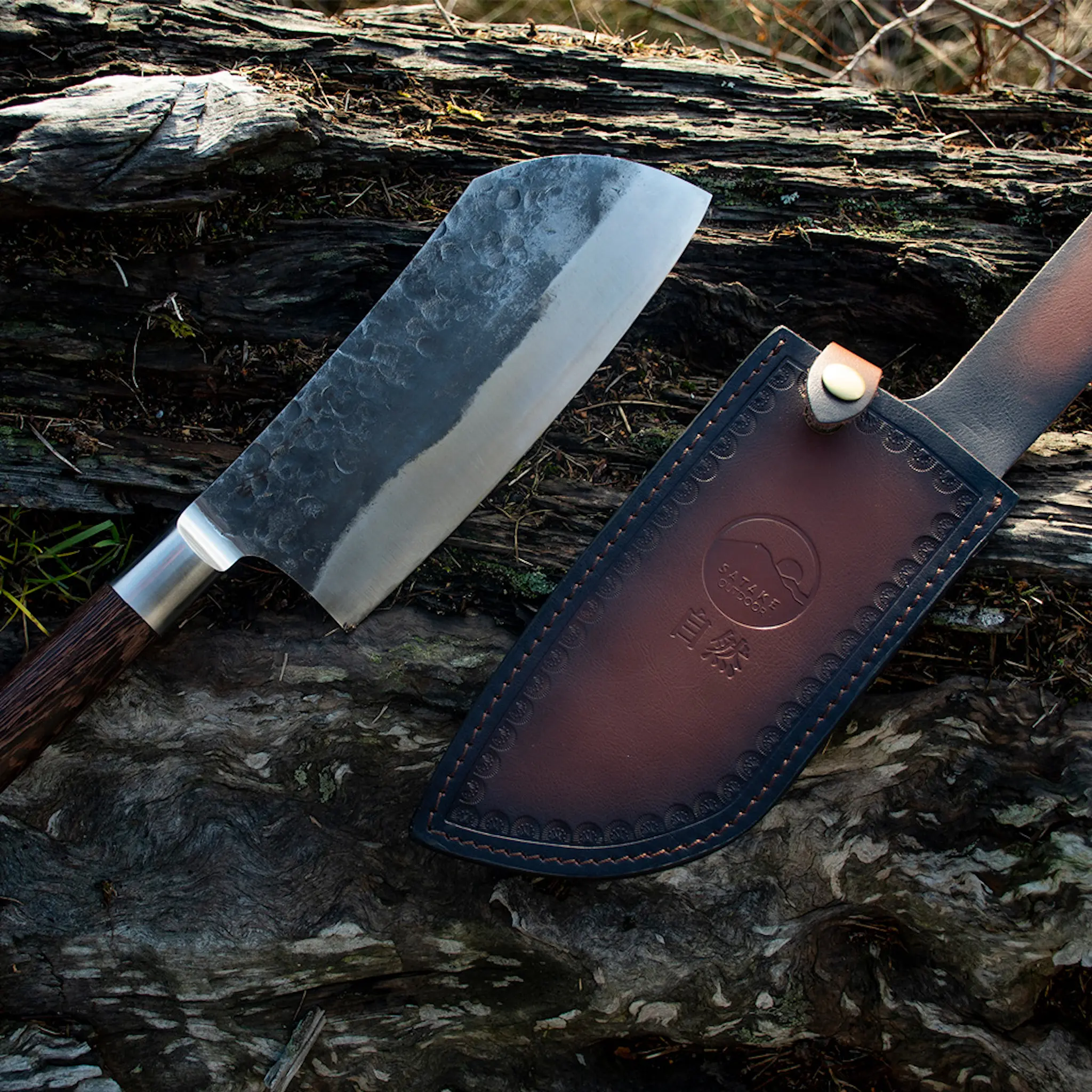 Satake Kuro Mori med Saia/fodral 19,5 cm Rostfri