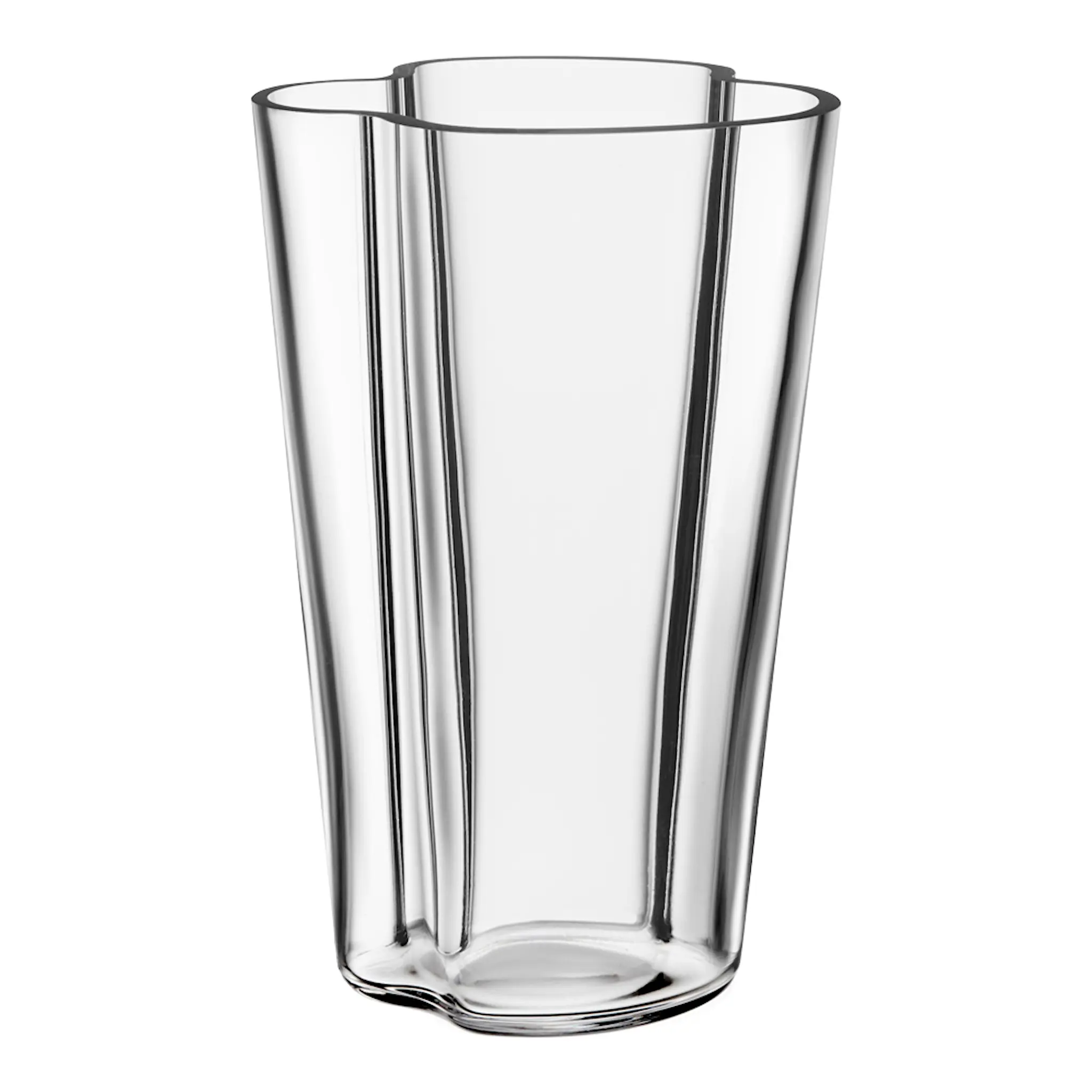iittala Alvar Aalto Hög Vas 22 cm Klar
