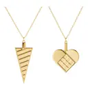 Jul 2025 julhänge 2 delar hjärta & strut guld