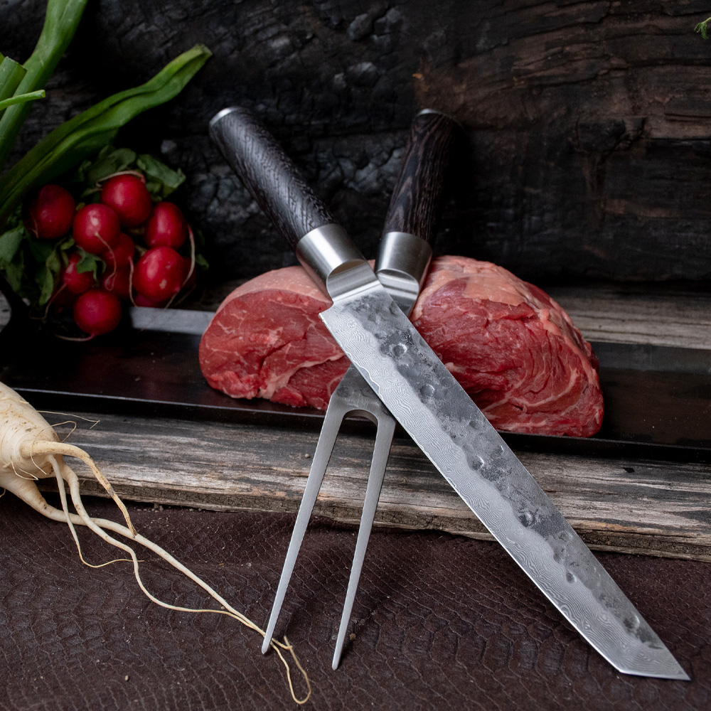 Satake Kuro Takohiki tranchersett 2 deler tre