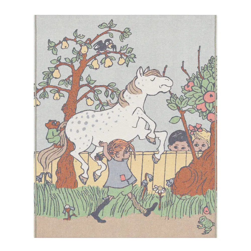 Pippi pledd 140x170 cm pæreslang