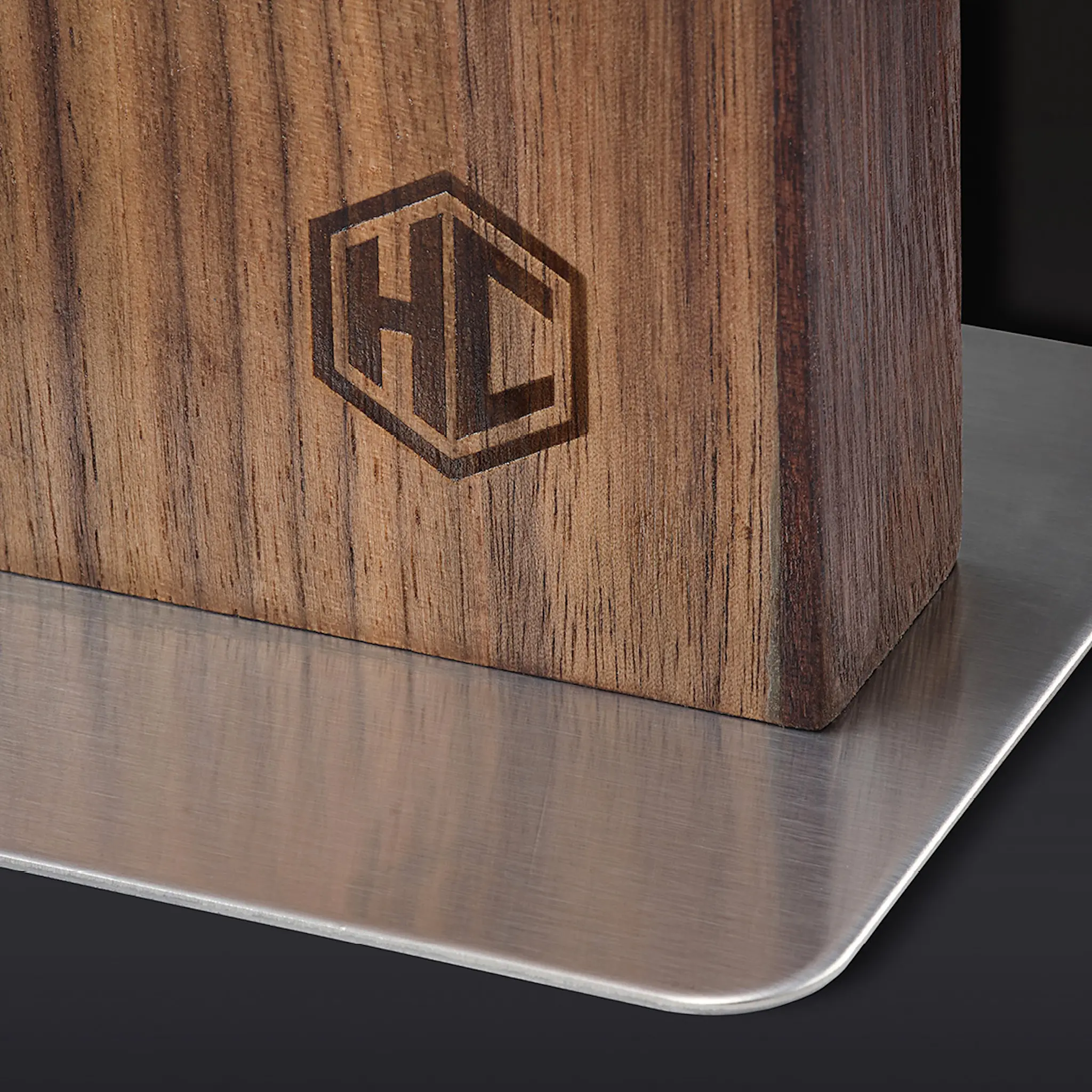 Hexclad Knivblock 23 cm valnöt