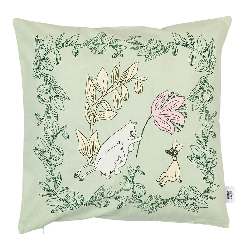 Moomin Arabia - Muumi Tyynynpäällinen 50x50 cm Vihreä