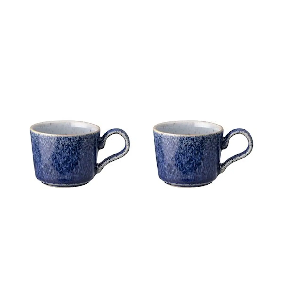 Denby Studioblå cobali Brew Espresso Mugg 10 cl 2-Pack