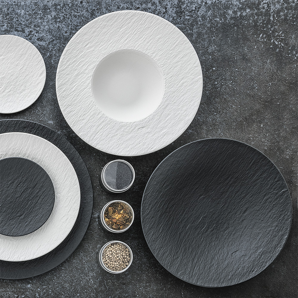 Villeroy & Boch Manufacture Rock Tallrik djup 29 cm Svart
