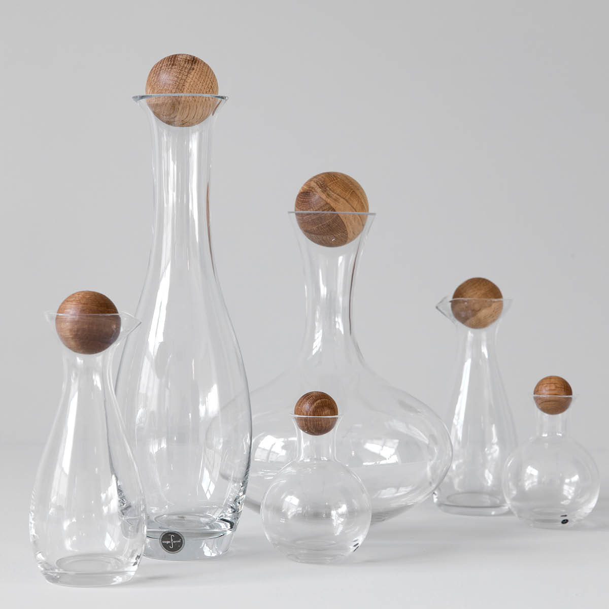 Sagaform Nature vinkaraffel 2L med eikekork