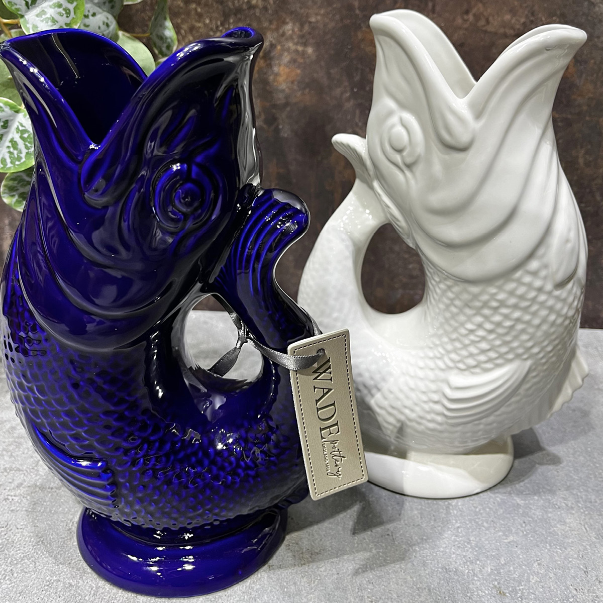 Wade Fish Jug mugge 1,2L koboltblå