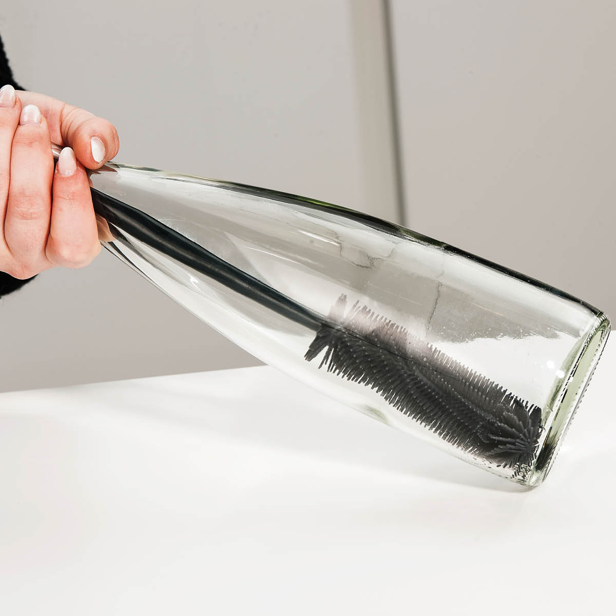 Kochblume Flaskebørste i silikon 45 cm antrasittgrå