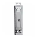 Dante lång sked 19 cm 2-pack Ren silver