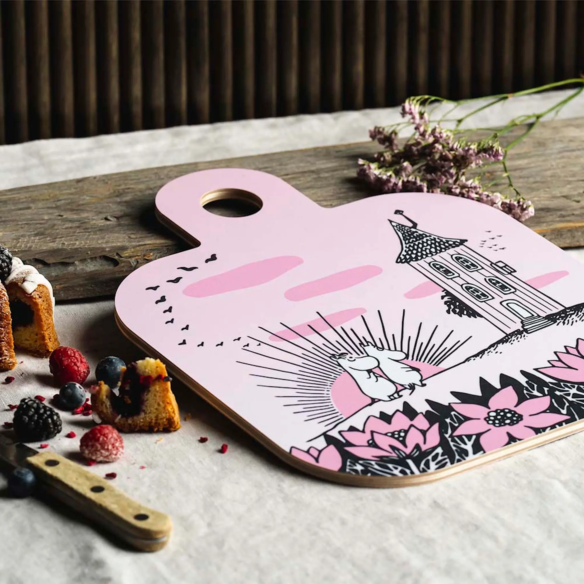 Muurla Muumi Tarjoilu-/leikkuulauta Ystävyys 25x32cm