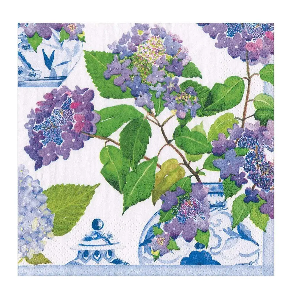 Hydrangeas and Porcelain Servetti 40x40 cm 20 kpl
