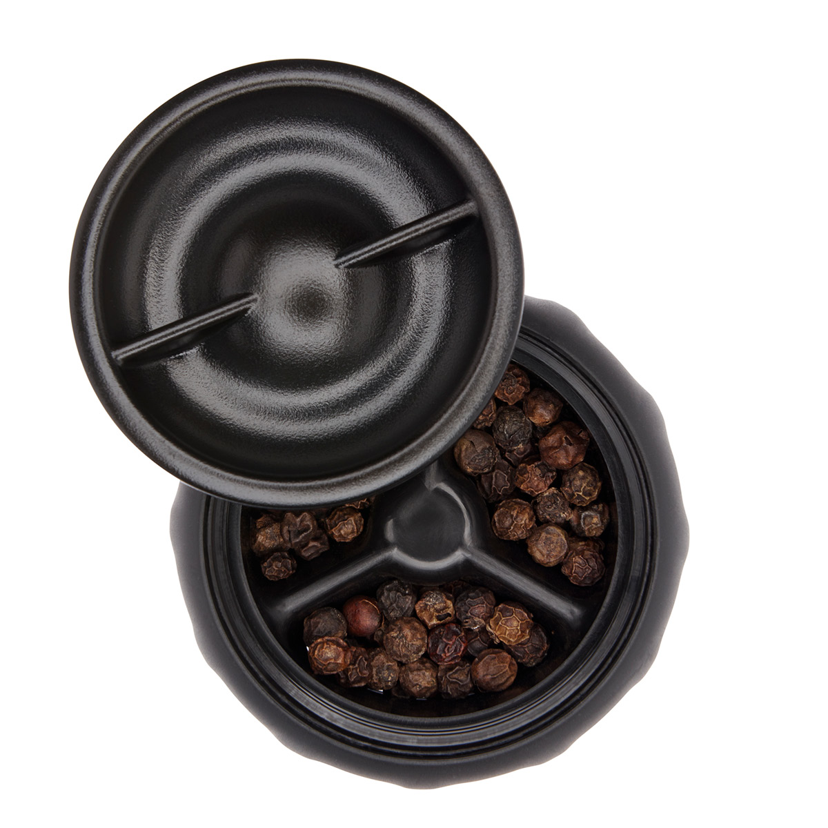 Oxo Pepparkvarn spillfri 14 cm stål/svart