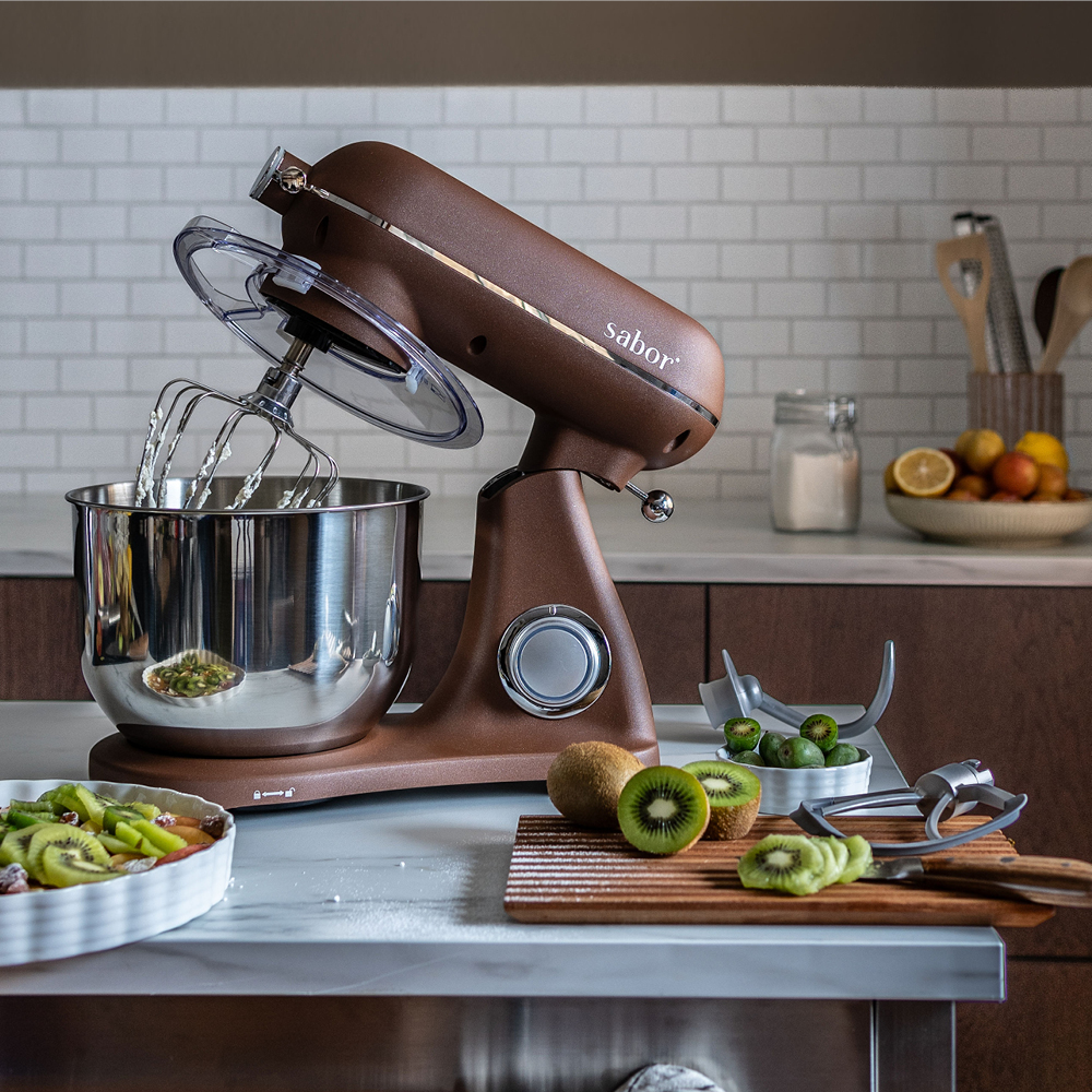 Sabor Ultimate kjøkkenmaskin 6,5L med kobling kobber/frostet