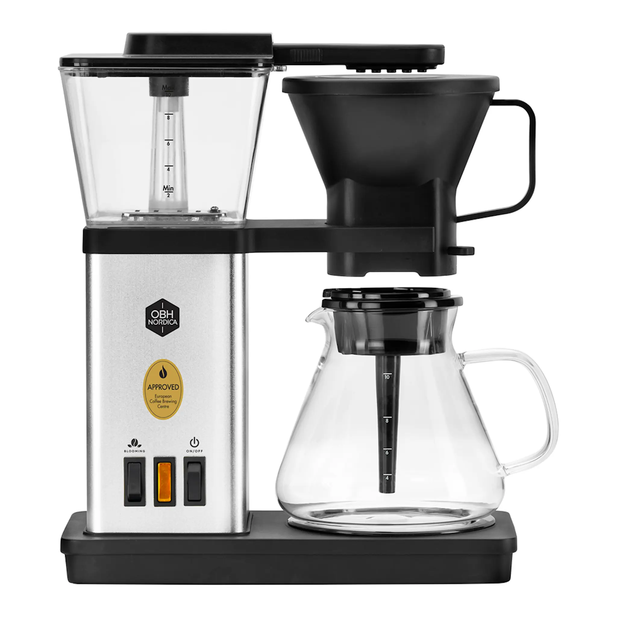 OBH Nordica Blooming Kaffebryggare 1,25 L Silver